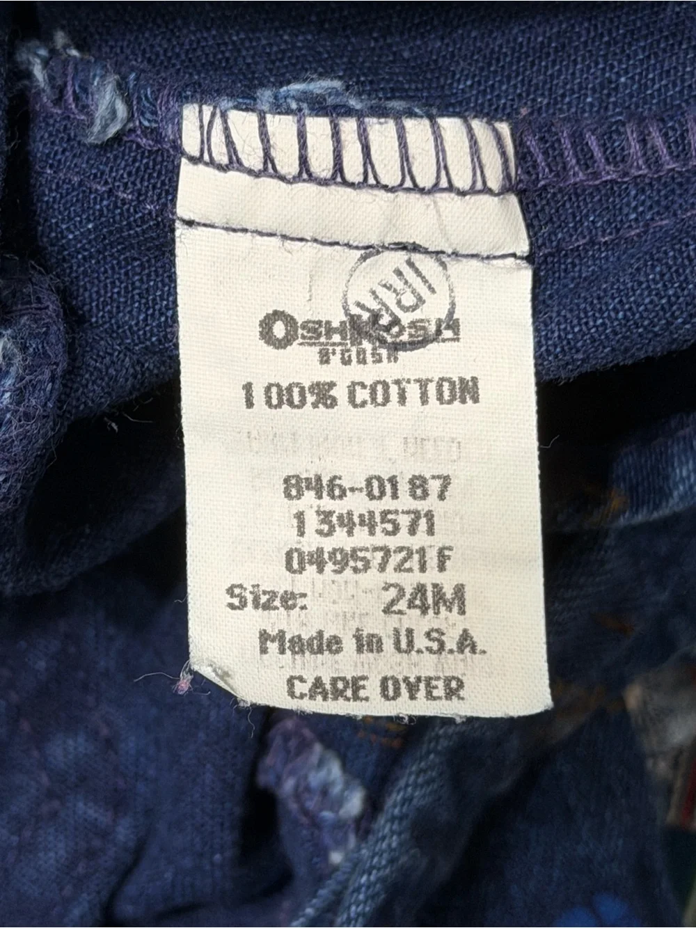 Vintage 80’s/90’s OshKosh B’Gosh Vestbak Overalls - Rare Airplane Print 24M